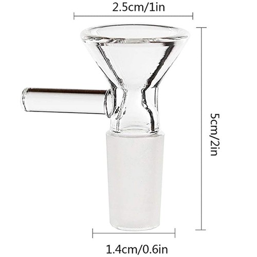 Laboratory Kitchen Glass Funnel 14mm Heatproof Handle For Accurate Transfer - Picture 8 of 8