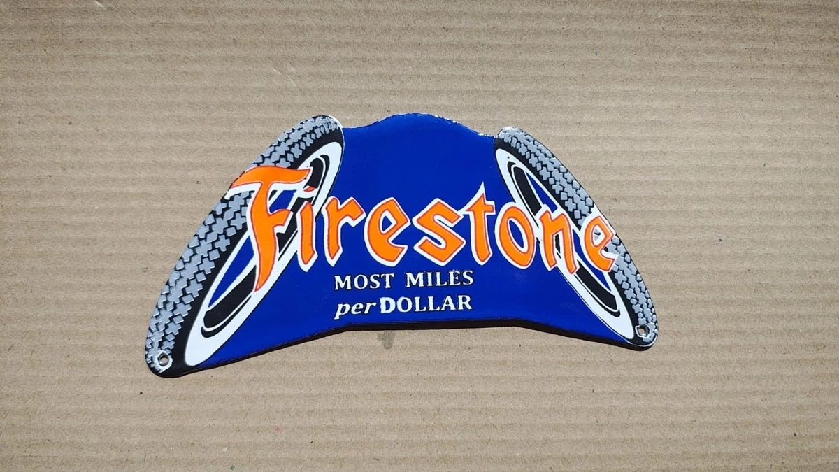 Firestone Sign In Original Advertising Signs (1930-1969) for sale