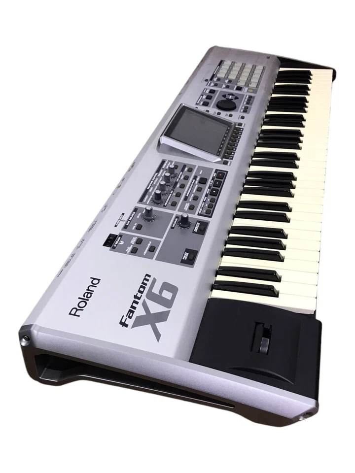 Roland Fantom X6 61 Keyboard Synthesizer with Carrying Case & Foot Pedal Tested - Image 4 of 4