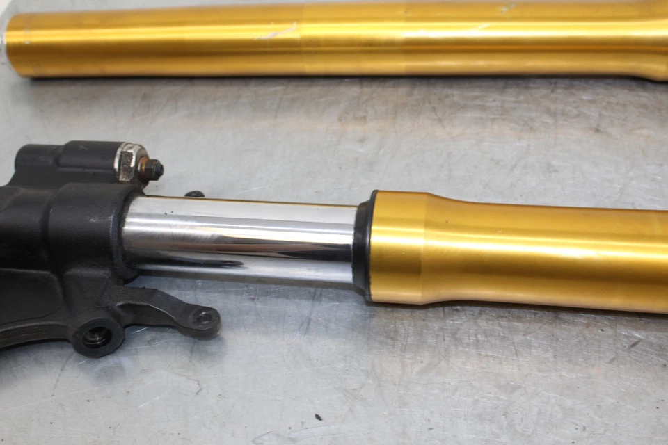 2006-2007 Yamaha YZF R6 Front Fork Shocks Suspension OEM - Image 3 of 4