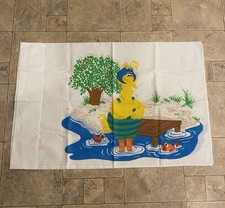 Vintage Sesame Street Big Bird Pillow Case 1 Excellent Lustersoft No Iron USA
