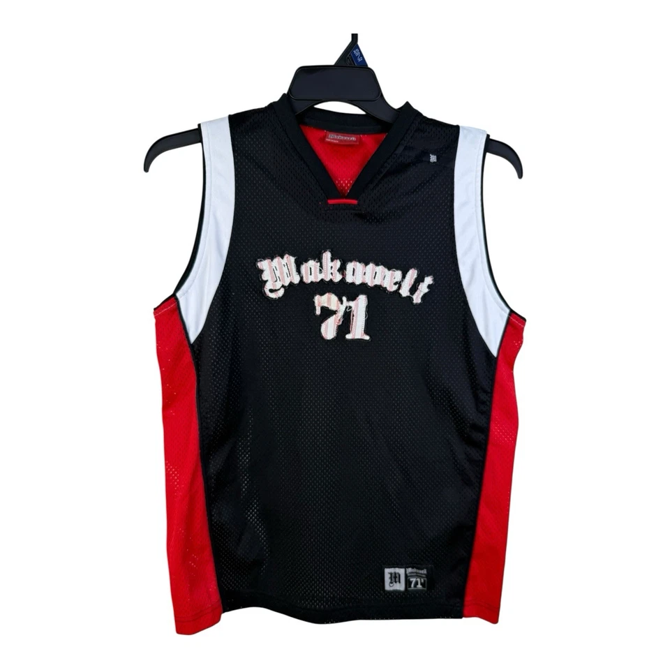 Vintage Young Makaveli Tupac Basketball Jersey Shirt Boys Youth Large 16-18 Vtg - Image 2 of 4