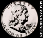 1961 Franklin Half Dollar- Silver- Choice Gem Proof Luster- No Reserve #J9375