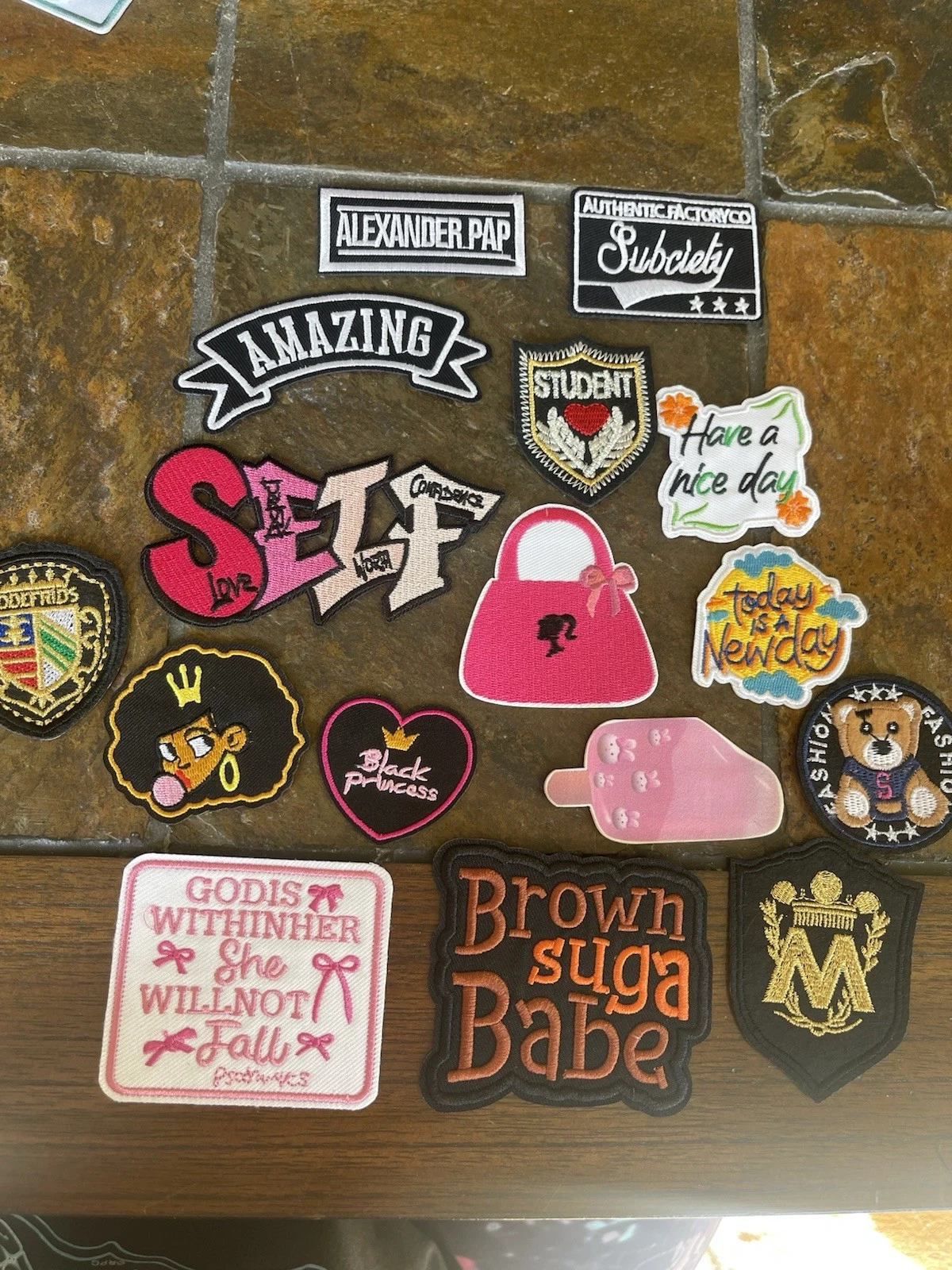 Lot Of 16 Iron On Patches