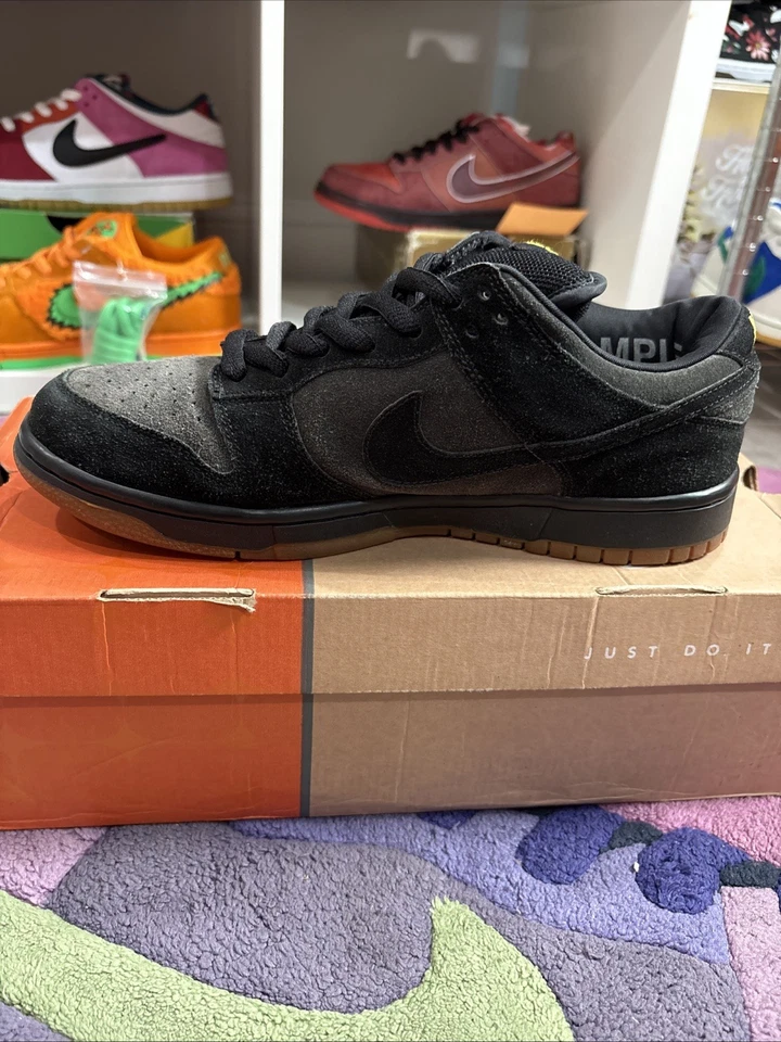Talla 9M- 1/1 Muestra Estampada 2002 Chocolate Dunk Low S.P. OG ALL Insanely Rare Foto 2 de 4