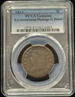 Photo of a 1813-P Large Cent from an eBay listing that sold on Jun 28, 2026