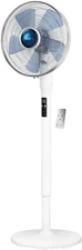 Rowenta Turbo Silence Extreme+ Stand Fan, Powerful, Remote Control, Auto-Off Tim