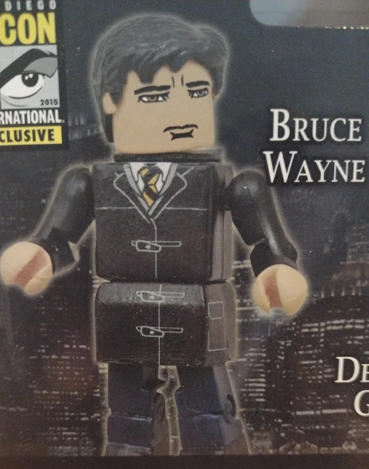 SDCC Mini Mates Batman GOTHAM James Gordon & Bruce Wayne San Diego ComicCon 2015 Foto 3 de 4