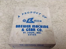 Brewer Machine & Gear BF3002 Flat Belt Nylon Idler Pulley New (TB)