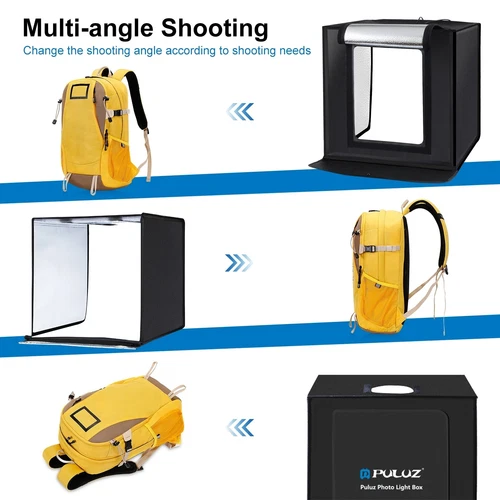 24" LED Photo Studio Light Box Portable Folding Photography Shooting Tent Kit - Bild 42 von 84
