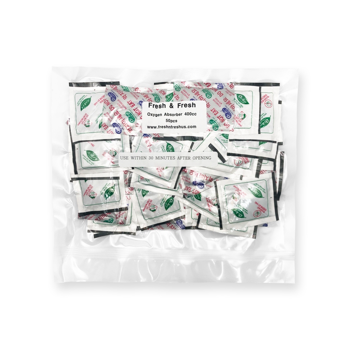 500cc Oxygen Absorbers Fresh & Fresh 100 Pack Premium Oxygen Absorbers - 500 CC Each, 2 Bags Of 50 For Food Storage & Preservation Long Term Food Storage Absorbers - Foto 13