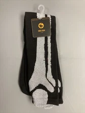 Knee High Black & Silver Skeleton Socks BIOWORLD