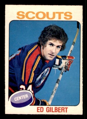 1975 OPC O-Pee-Chee Hockey #370 Ed Gilbert EX *e1