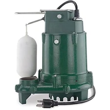 Zoeller Pro Series 1052 w/ Non-Clogging Vortex Impeller, Moves 48 Gallons Per