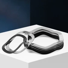 Wavey Washers Crinkle Wave Metric M3-M118 A2 Stainless Steel Black 65Mn steel