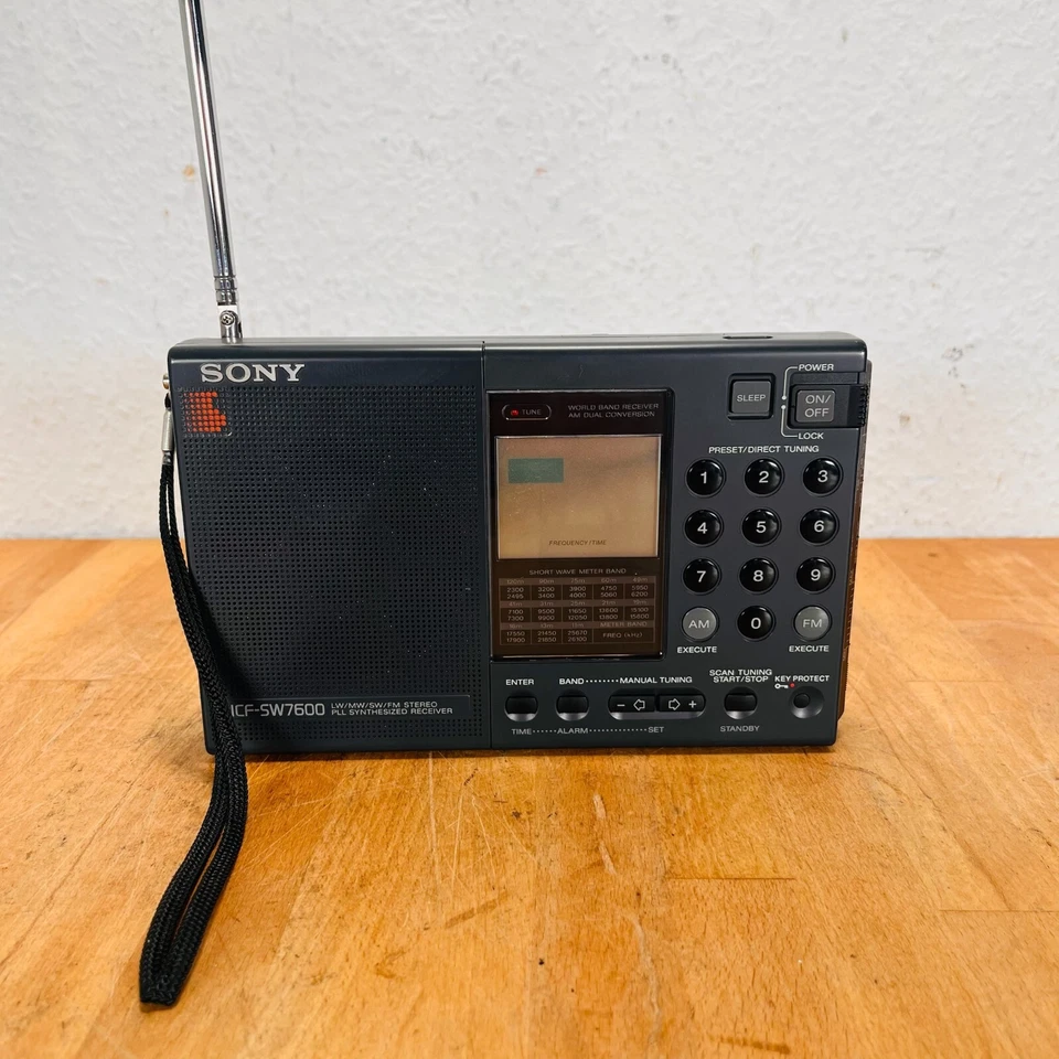 Sony ICF-SW7600G FM/AM/SW/LW/MW PLL SYNTH Radio Weltempfänger
