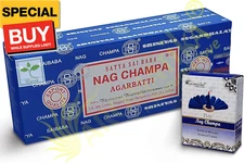 Satya Sai Baba Nag Champa Incense Sticks 250 gm with Free Arovatika Nag Champa N