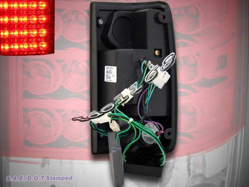 Toyota Pickup 1989-1995 "L.E.D." PAR DE LUCES TRASERAS LED CON BOMBILLAS INVERSAS Foto 2 de 2
