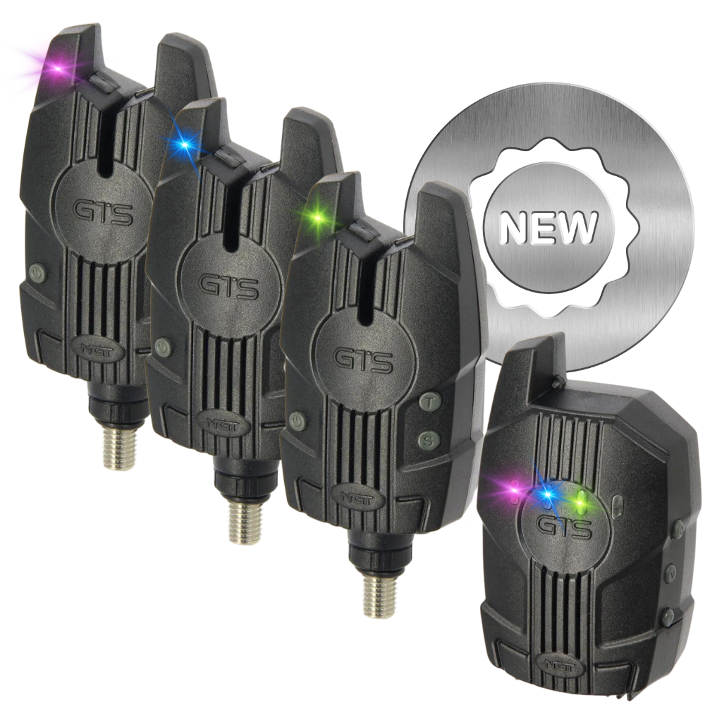 NGT Fishing Bite Alarm Set GTS PRO Wireless Bite Alarms Carp