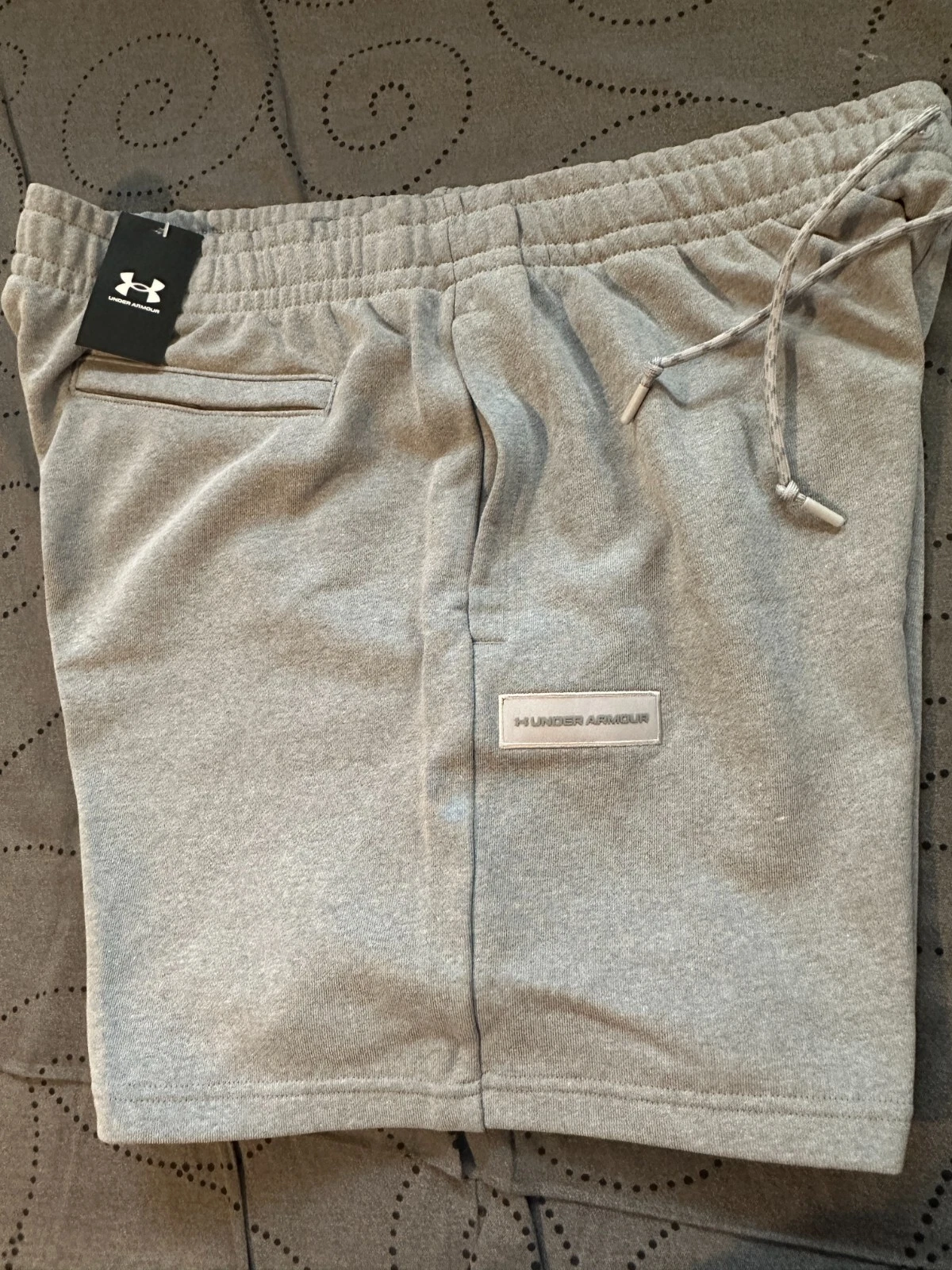 UNDER ARMOUR TERRY CASUAL PERFORMANCE 012 GRAY SHORTS SIZE 3XL MEN NWT $60.00
