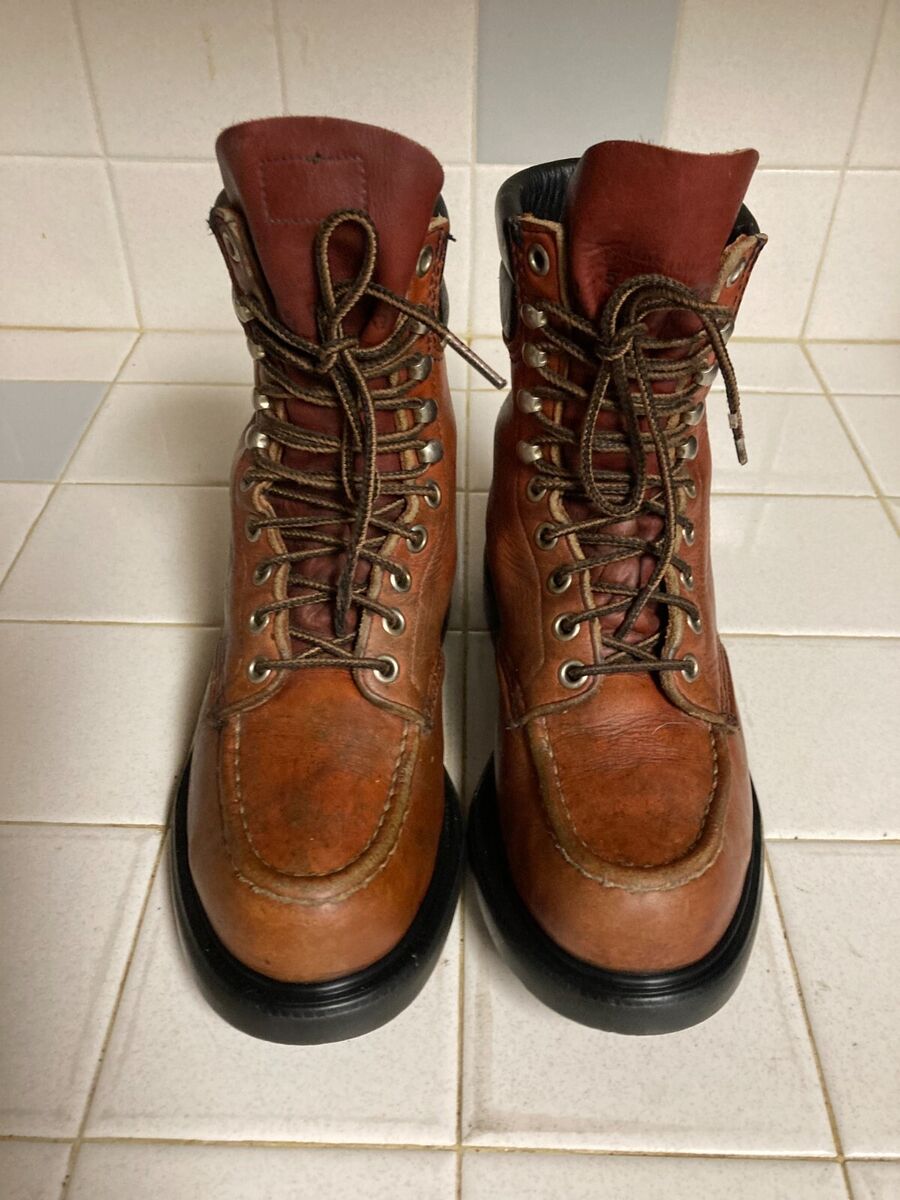 RED WING Vintage 404 Leather Moc Toe Super Sole MEN'S Work RED WING Vintage 404 Leather Moc Toe Super Sole MEN'S Work