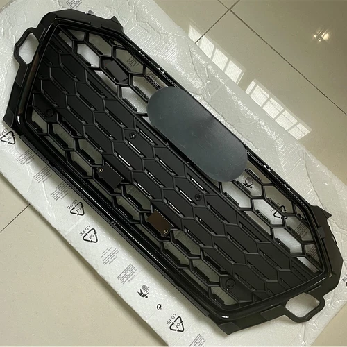 For Audi S4 2020-2023 Sport Type S4 Style Grill Upper Mesh Grille W/Camera Slot - Picture 4 of 6