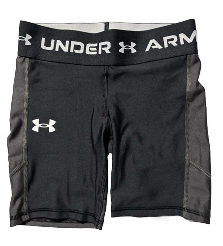 Under Armour Kids Girls UA Logo Shorts Youth 10/12 Medium YMD NEW Free Shipping - Picture 8 of 10