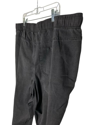 LOGO by Lori Goldstein Pull-On Relaxed Jean A628076 Black Plus Size 2X New - Picture 6 of 8