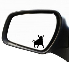 2x Aufkleber Spiegel Stier Bull Toro Nummernschild Kennzeichen Bad iron Spanien