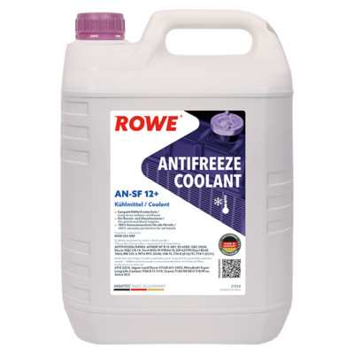 Kühlerfrostschutz Konzentrat 5L für G12+ ROWE HIGHTEC ANTIFREEZE AN-SF 12+