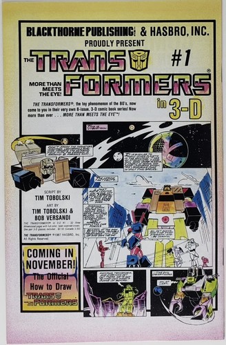 BRAVESTARR IN 3-D 1 Blackthorne Comics 1987 keine 3D Brille Film Cartoon - Bild 2 von 3