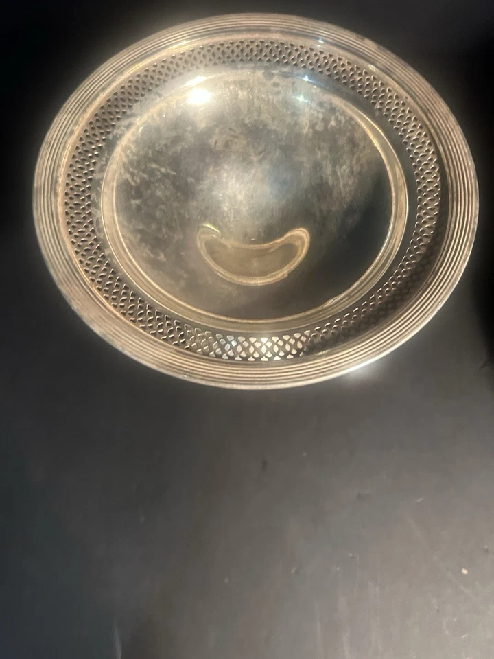 Sterling Silver Weighted Reinforced Pedestal  Compote Candy Dish 170 5.24 in - Image 4 of 4