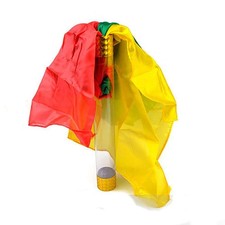 Crystal Tube Silk Blow-Magic Trick Close up Magic Gimmick Stage Illusion Props M