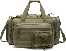 Gun Range Bag with Removable Tactical Pouch for Handguns and Ammo Pistol Case Sh