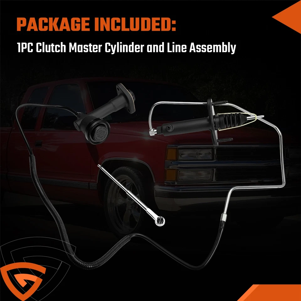 For 92-95 Chevy GMC C1500 C2500 C3500 Clutch Master and Slave Cylinder Assembly Foto 4 de 4