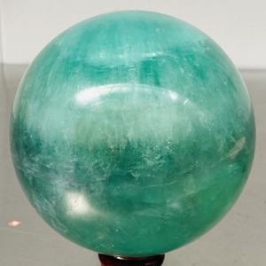 2600G Natural green fluorite Quartz Sphere Crystal Energy Ball Reiki Healing