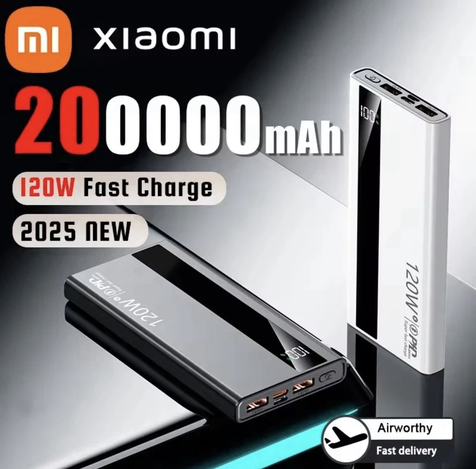 Xiaomi Powerbank/Caricatore portatile 120Watt 20000Mha 4uscite..2USB.2USB typeC - Immagine 3 di 3