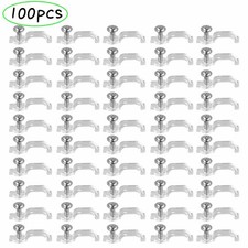 100Pcs Strip Mounting Bracket Plastic Fastener Clip For 10mm 3014/3528/5050/2835