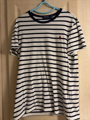 Ralph Lauren Men’s Striped T-shirt Size Medium - Image 1 of 4