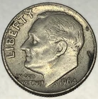1964-D Roosevelt Dime - Circulated Condition - 90% Silver - US Coin - 2318