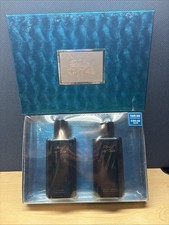 COOL WATER Gift Set by Davidoff 4.2 Oz Cologne, And After Shave. New Old Stock
