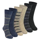 Sock Snob - 6 Pairs Mens Thick Alpaca Durable Boot Socks