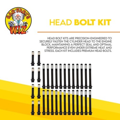 Engine Head Bolt Kit Fits 91-98 Toyota Paseo Tercel 1.5L 12V SOHC 3EE 5EFE