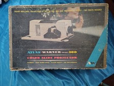 Atlas-Warner 300 Color Slide Projector Automatic Table Top 35mm Instamatic