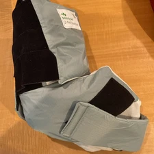 Molnlycke 1400123 Z-Flex Heel Protection Fluidized Blue Fleece Heel Boot