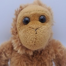 Aurora World Orangutan Monkey Plush 8" Stuffed Animal Brown 2017