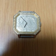 SEIKO Mechanical Watch, Face only, Men's, 21-3210 Operation confirmed, Gold