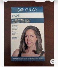Go Gray Fade Clarifying Charcoal Daily Duo Shampoo  Conditioner - 6 oz each
