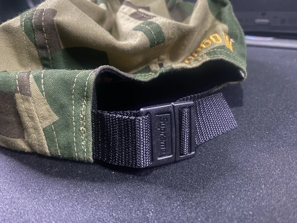 Supreme Military Camp Cap (FW20) Olive Digi Camo - Image 3 of 4