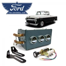 Under Dash Auxiliary Cab Heater Box Fits 1957-60 Ford Truck Flareside V8 